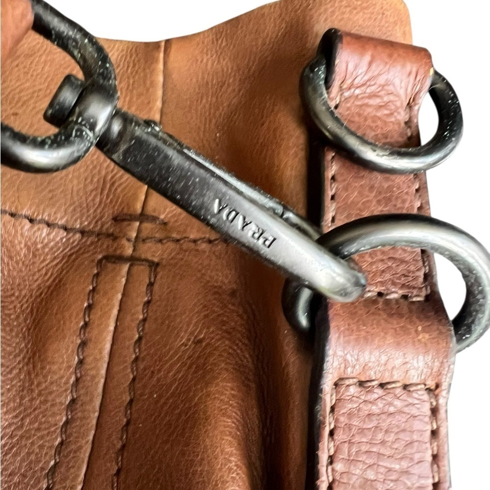 Prada Tan Leather Men's Briefcase - Picture 3 of 9